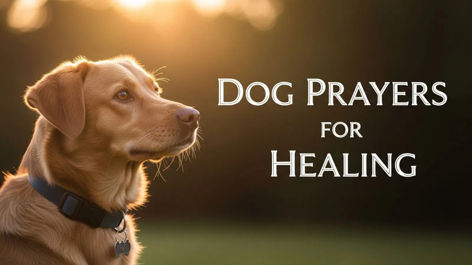 Dog Prayers for Healing