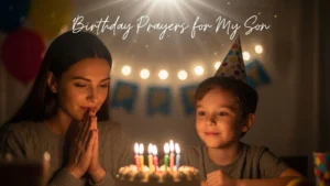 Birthday Prayers for My Son