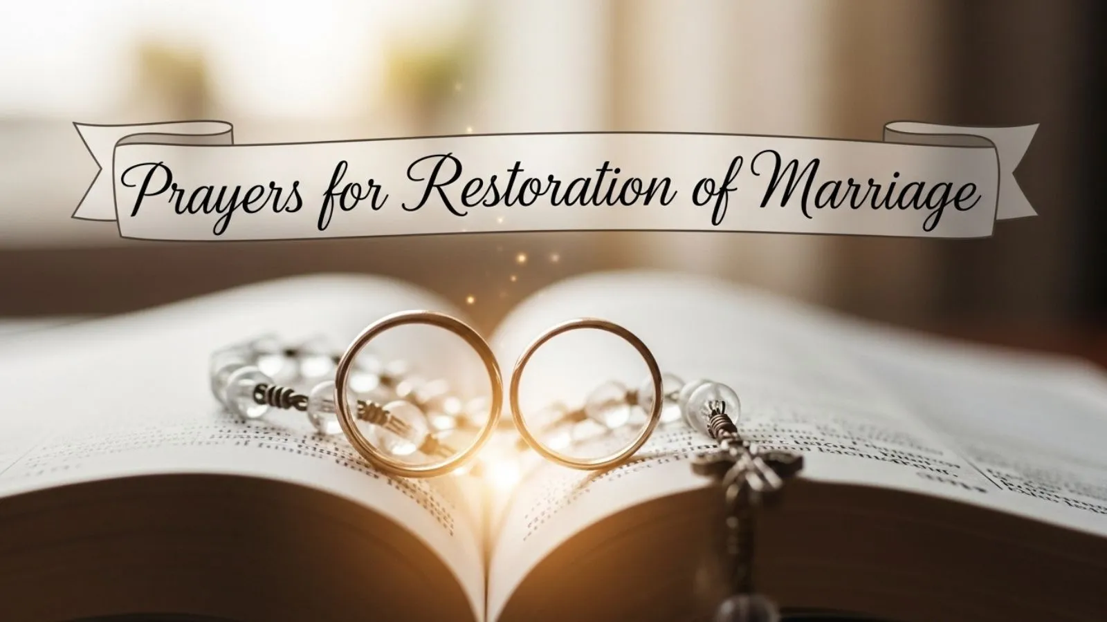 Prayers for Restoration of Marriage