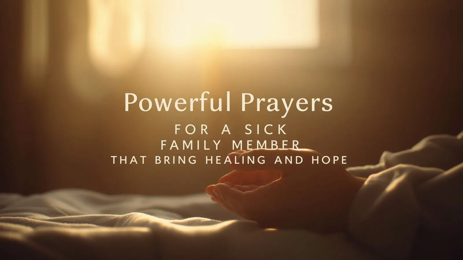 Prayers for a Sick Family Member