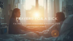Prayers for a sick person