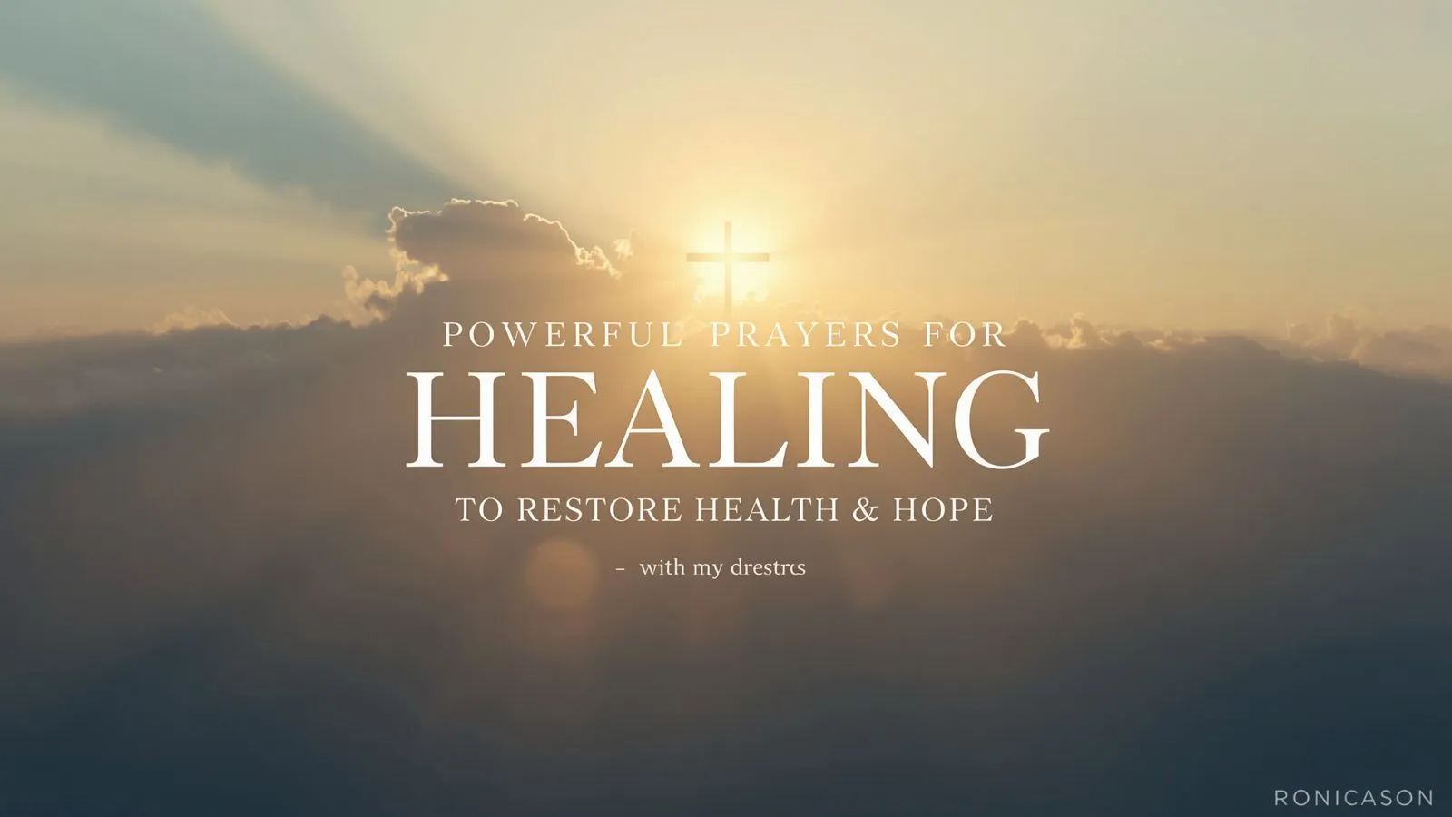 Prayers for Healing Scriptures