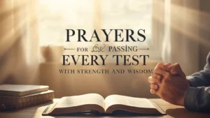 Prayers for passing