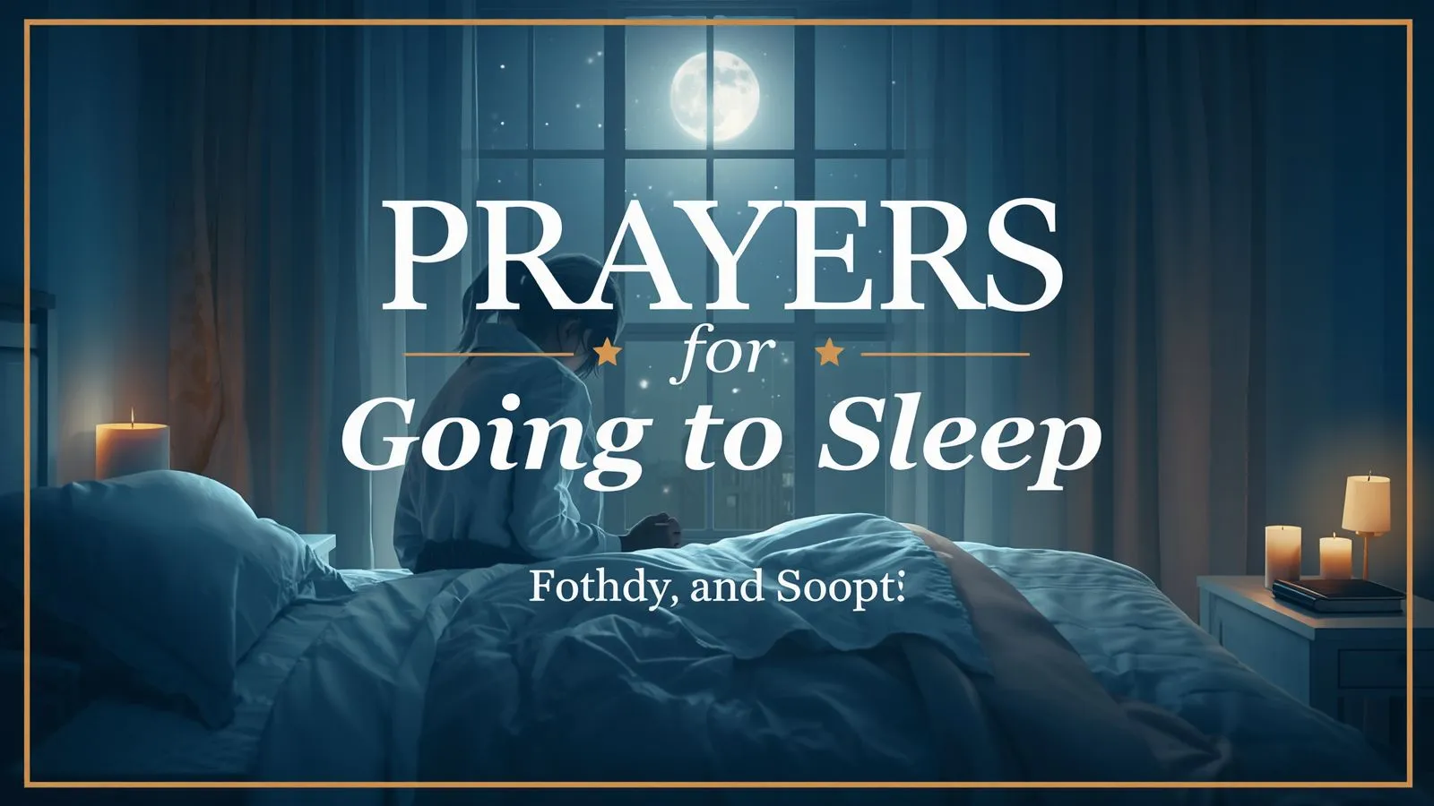 Prayers for Going to Sleep