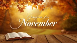 Prayers for November