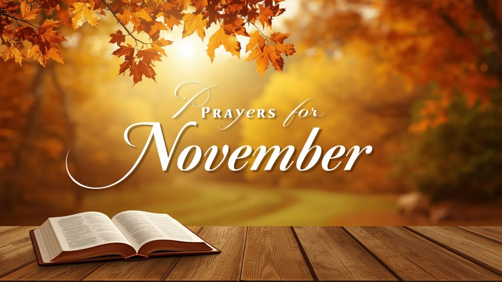 Prayers for November